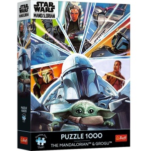 PUZZLE 1000 THE MANDALORIAN: RAZEM NA SZLAKU TREFL