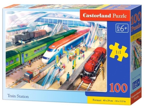 Puzzle 100 Train Station CASTOR, Castorland