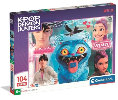 Puzzle 104 K-Pop Demon Hunters, Clementoni