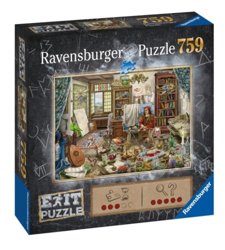 Puzzle 759 EXIT Studio artysty, Ravensburger
