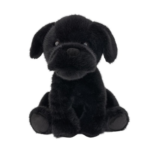 Pies Buldog czarny 25cm, Beppe