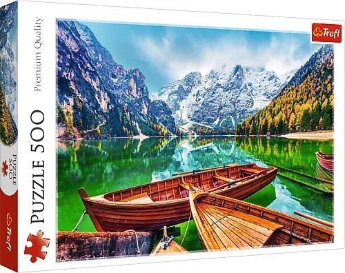 Puzzle 500 Jezioro Braies, Włochy TREFL, INTERDRUK