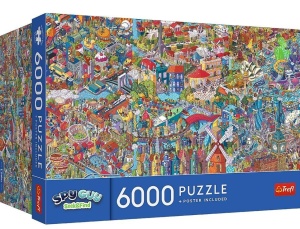 PUZZLE 6000 SPY GUY - SEEK & FIND CITY BREAK TREFL