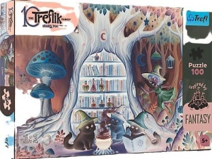 PUZZLE 100 CZARODZIEJSKIE KOCIAKI TREFL, TREFL