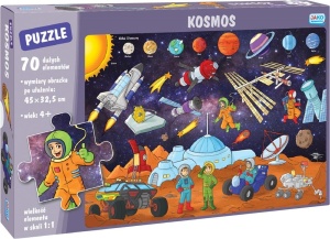 PUZZLE 70 KOSMOS, WYDAWNICTWO JAKO