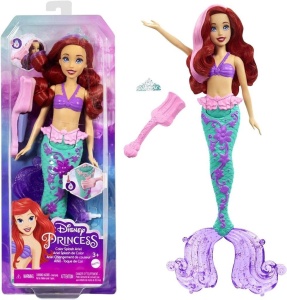 DISNEY PRINCESS. LALKA ARIELKA ZMIANA KOLORU HLW00