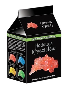 ZABAWKI NAUKOWE HODOWLA KRYSZTAŁÓW - CZERWONE