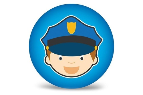Piłka PVC 230MM - Policjant, Artyk