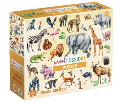Puzzle 200 Montessori - Zwierzęta, Dodo