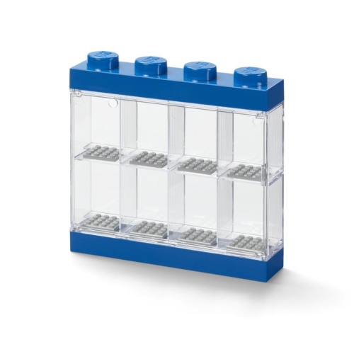 Lego(R) witryna na 8 minifigurek niebieska, NHG