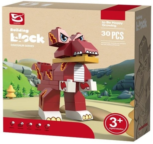 Klocki dinozaur 30el, Trifox