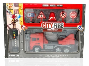 WÓZ STRAŻACKI Z AKCESORIAMI, CABO-TOYS