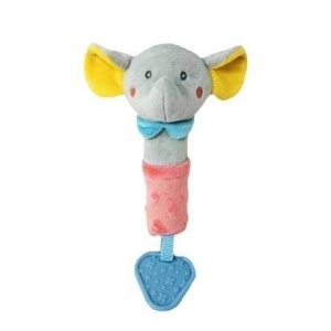 ZABAWKA Z DŹWIĘKIEM SŁONIK SZARY 17CM, TULILO