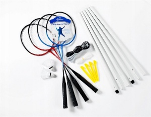 SUNSPORT BADMINTON ZESTAW DLA 4 OSÓB, TACTIC