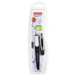 PIÓRO WIECZNE MY.PEN L CZARNO-BIAŁE, HERLITZ