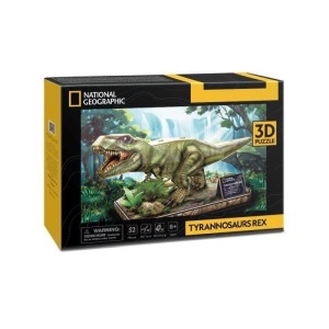 PUZZLE 3D T-REX NATIONAL GEOGRAPHIC, CUBIC FUN