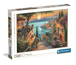 PUZZLE 1500 HQ STEPS TO THE HARBOR, CLEMENTONI
