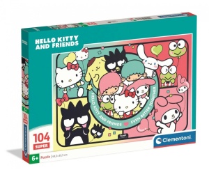 PUZZLE 104 SUPER HELLO KITTY 2, CLEMENTONI