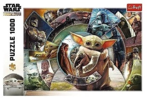 PUZZLE 1000 STAR WARS PODRÓŻ GROGU TREFL, TREFL