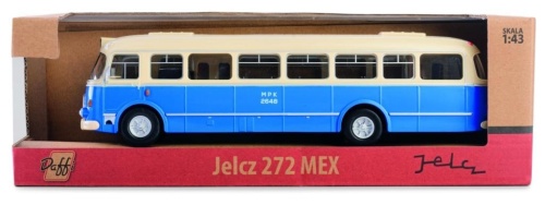 Kolekcja PRL Jelcz 272 autobus niebieski, Daffi