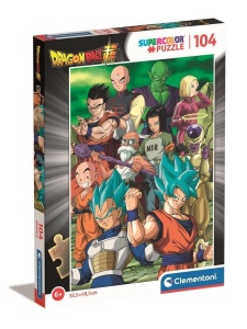 PUZZLE 104 SUPER KOLOR DRAGONBALL, CLEMENTONI