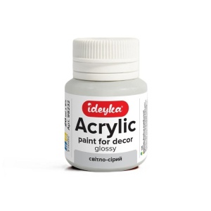 FARBA AKRYLOWA JASNOSZARA 20ML, IDEYKA