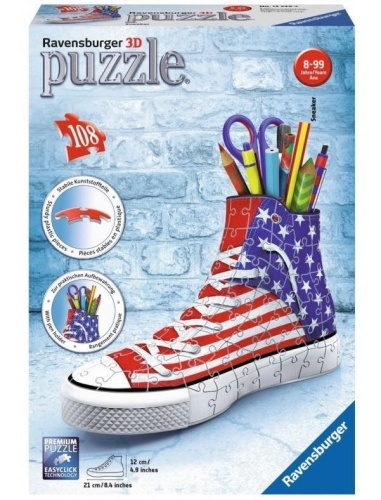 Puzzle 3D 108 Trampek Amerykański, Ravensburger