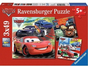 PUZZLE 3X49 AUTA 2, RAVENSBURGER