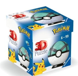 PUZZLE 3D KULA: POKEMON NET BALL, RAVENSBURGER