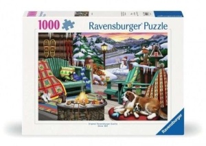 PUZZLE 1000 ZIMOWY ODPOCZYNEK, RAVENSBURGER