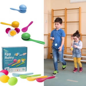 WYŚCIG JAJKO NA ŁYŻCE, BS TOYS