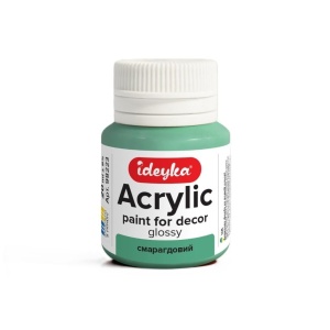 FARBA AKRYLOWA SZMARAGD 20ML, IDEYKA