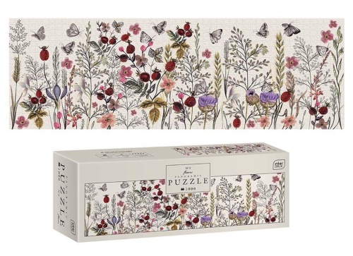 Puzzle panorama 1000 Flowers 1, INTERDRUK