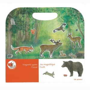 UKŁADANKA, GRA MAGNETYCZNA, LAS, EGMONT TOYS