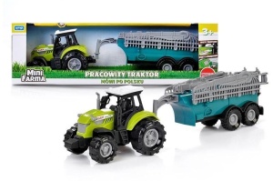 MINI FARMA TRAKTOR Z PRZYCZEPĄ, ARTYK