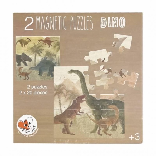 Puzzle magnetyczne Dinozaury, Egmont Toys
