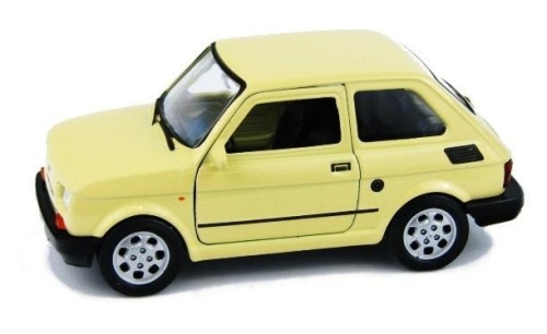 Fiat 126p 1:27 kremowy WELLY, Welly