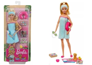 BARBIE LALKA WELLNESS RELAKS, MATTEL