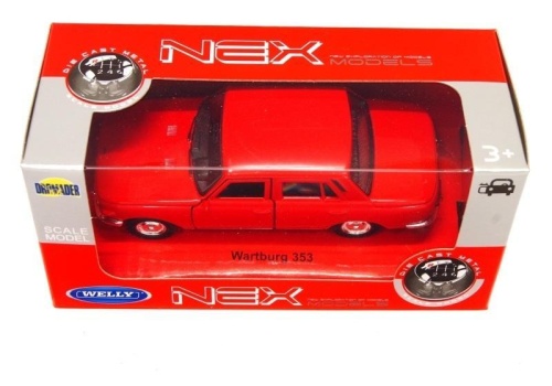 Wartburg 353 1:34 czerwony WELLY, Welly