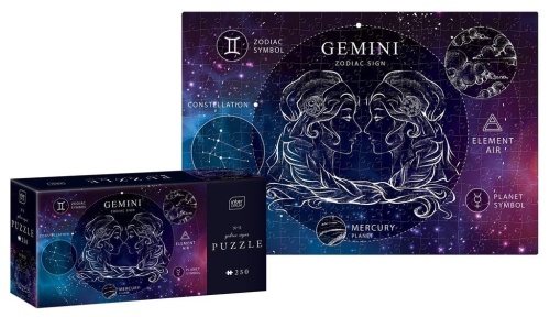Puzzle 250 Zodiac Signs 3 Gemini, INTERDRUK