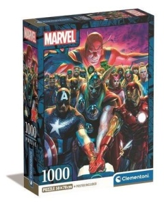 PUZZLE 1000 COMPACT MARVEL THE AVENGERS