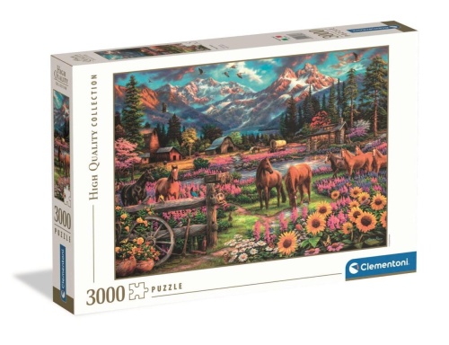 Puzzle 3000 Free to Roam, Clementoni