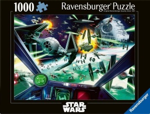 PUZZLE 1000 STAR WARS X-WING COCKPIT, RAVENSBURGER