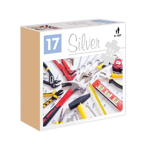 Puzzle 24 Narzędzia Silver ALEX, Silver