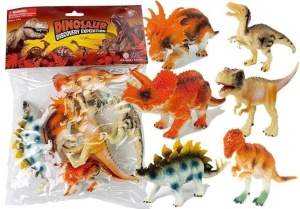ZESTAW FIGUREK DINOZAURY 6SZT, LEANTOYS