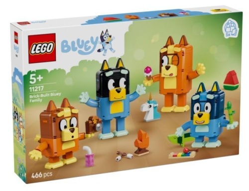 LEGO(R) BLUEY 11217 Brick-Built Bluey Family