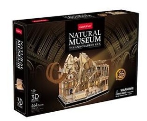 PUZZLE NATURAL MUSEUM MAMUT 464EL, CUBIC FUN