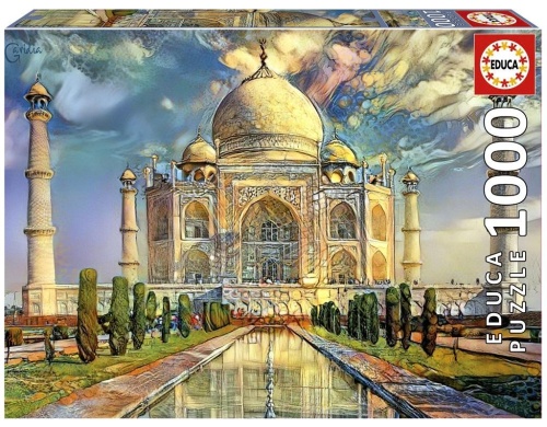 Puzzle 1000 Taj Mahal, Indie, Educa
