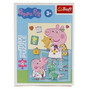 PUZZLE 20 MINIMAXI BEZTROSKI DZIEŃ PEPPY 4 TREFL