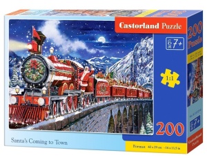 PUZZLE 200 SANTA'S COMING TO TOWN CASTOR